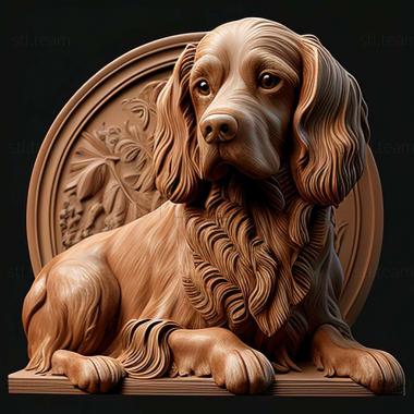 3D модель Норфолк спаниель собака (STL)